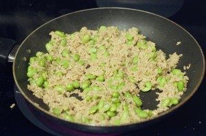 national soy foods month, april, edamame, asian cuisine, easy fried rice recipe, edamame fried rice recipe, edamame recipe, easy edamame recipe, edamame, cooking, food,