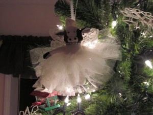 this is a photo of an ornament on susan anglin's tree