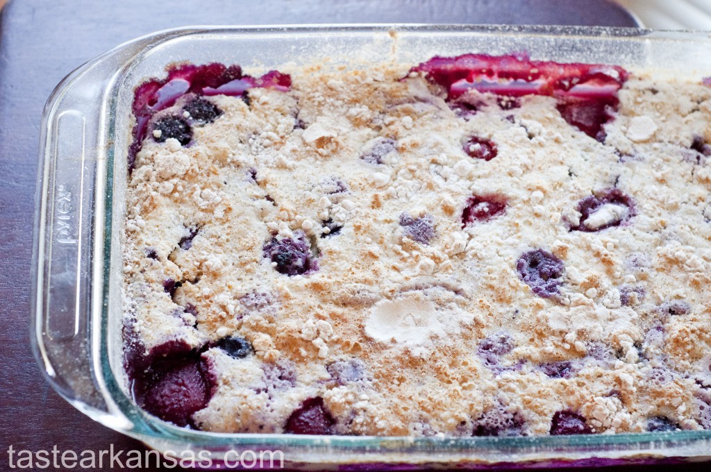 Three Ingredient Mixed Berry Cobbler