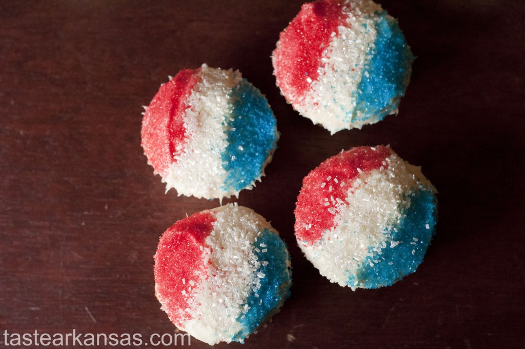 Snow Cone Vanilla Cupcakes