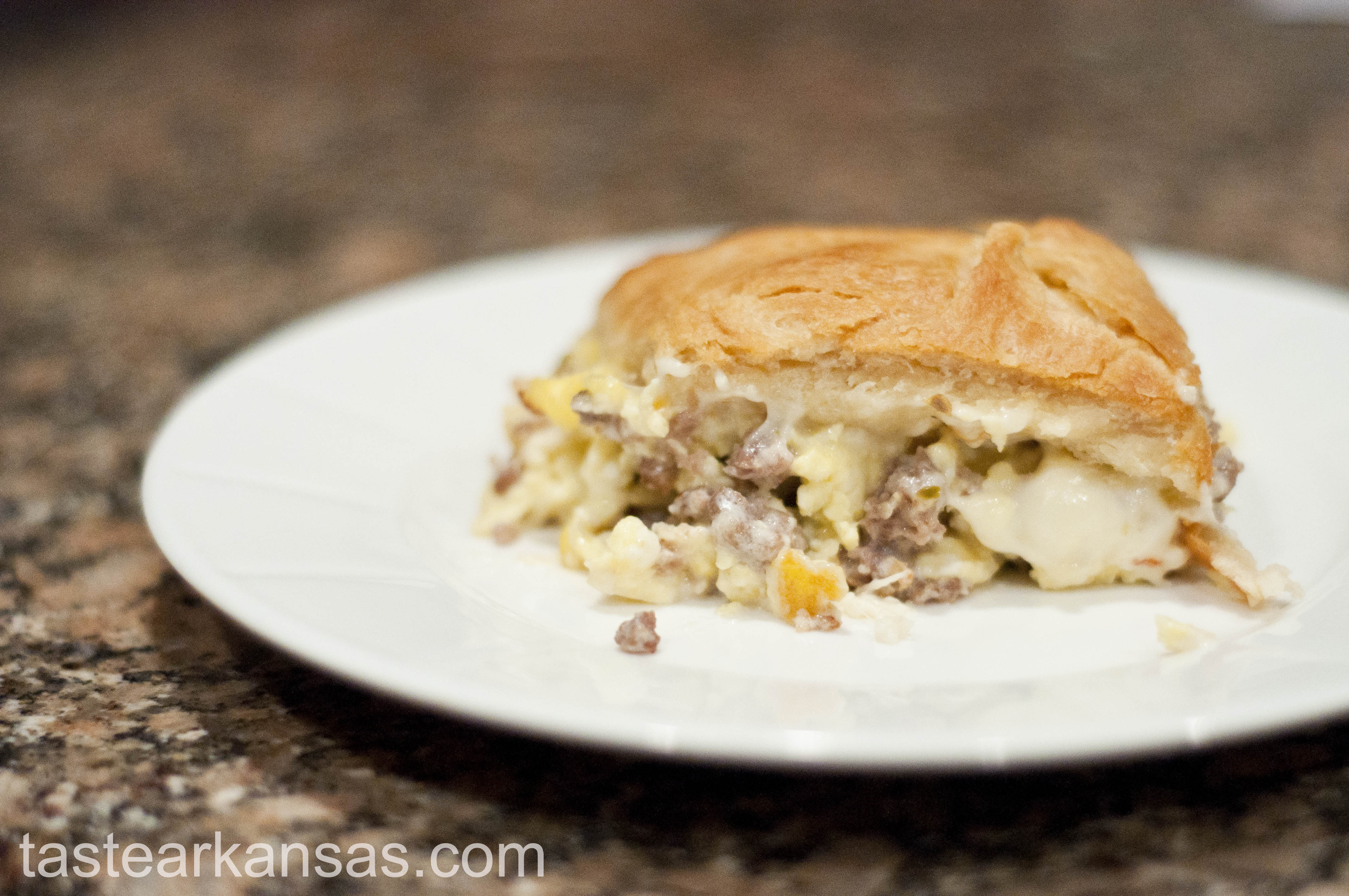 Pepperjack Sausage and Cream Cheese Casserole