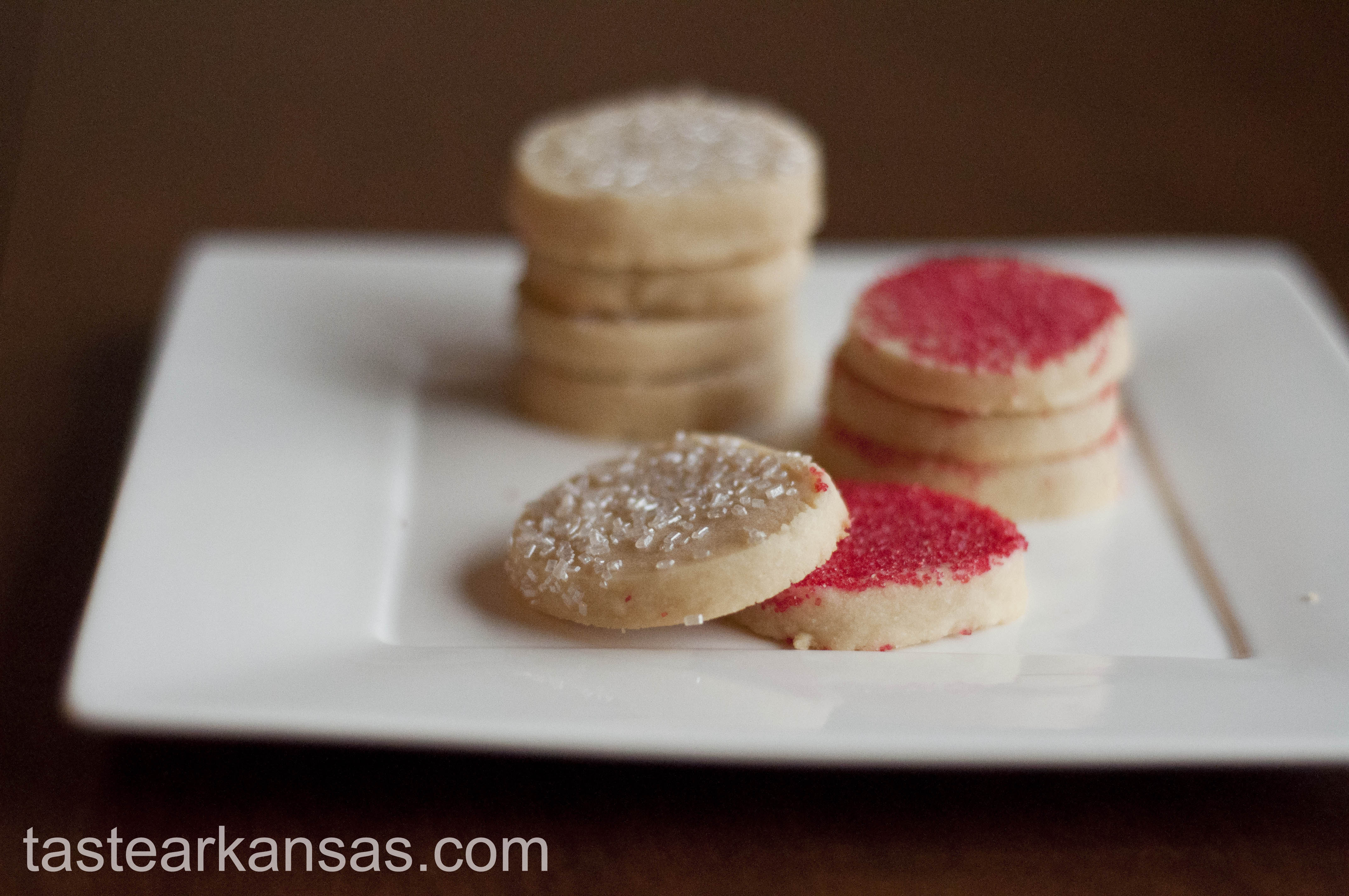 Sprinkle Shortbread Cookies