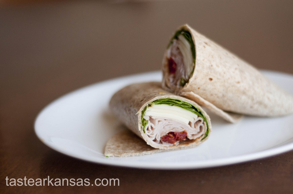 Spinach & Sundried Tomato Turkey Wrap