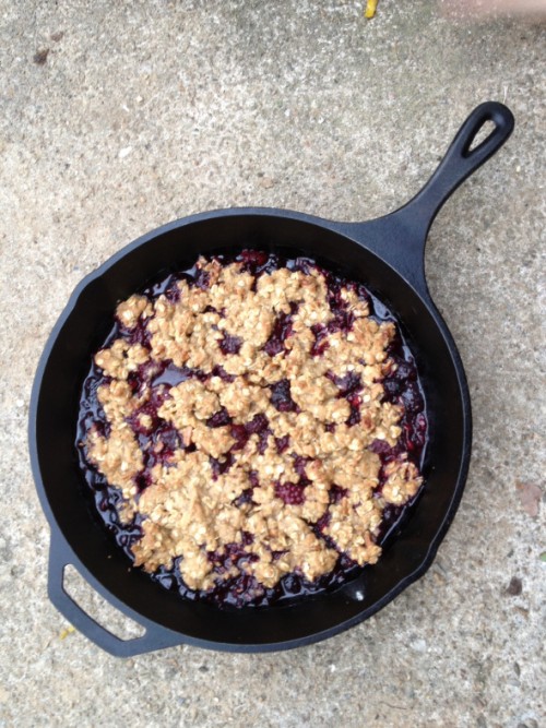 Blackberry Crumble