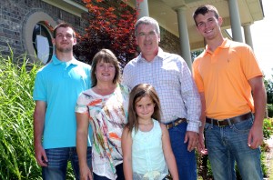 The Webster Family: Nolan, Becky, Katie Ella, Warren and Logan