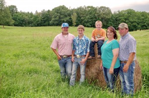 Left to right: Tyler, Trevon, Tayden, Jennifer and Richard