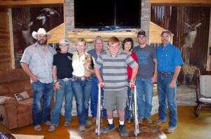 Left to right: Steve Gross, Seth Gross, Stacy Gross, Billy Gross, Colton Gross, Mary Gross, Alan Gross, and Scott Gross. Not pictured: Kaye Gross, Lauren Ault and Andy Ault