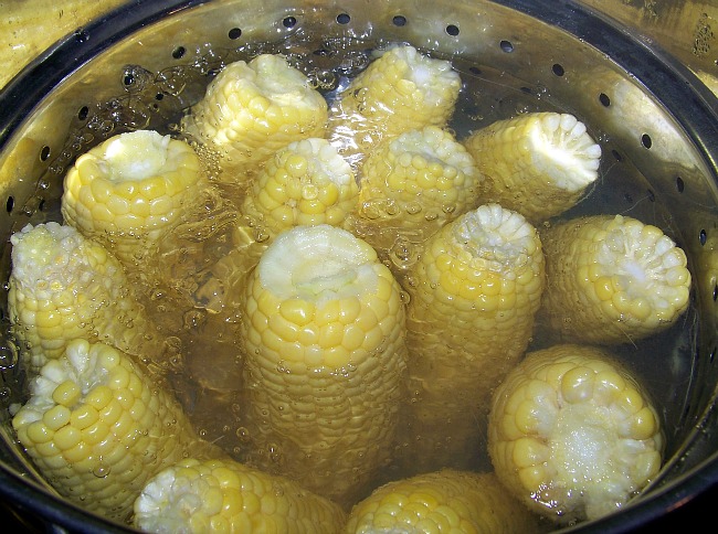 FB freezing corn- boiling