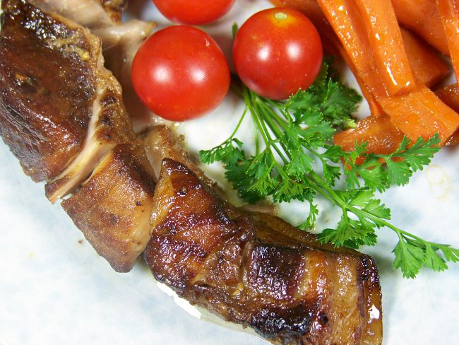 FB Taste Ark Ark asian country style ribs closeup