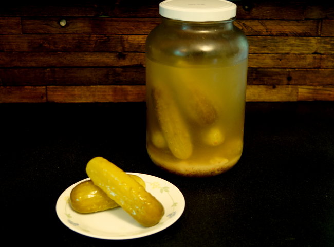 fermented pickle- August
