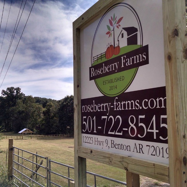 roseberry farms sign