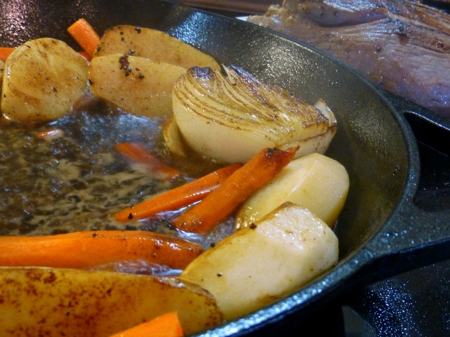 FB Taste Ark Iron Skillet Roast and Root Vegetables