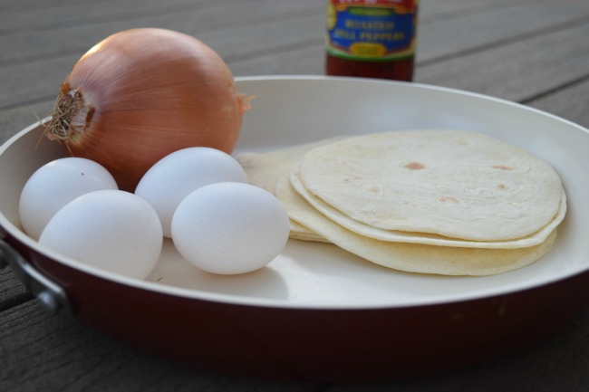 Tortillas and eggs
