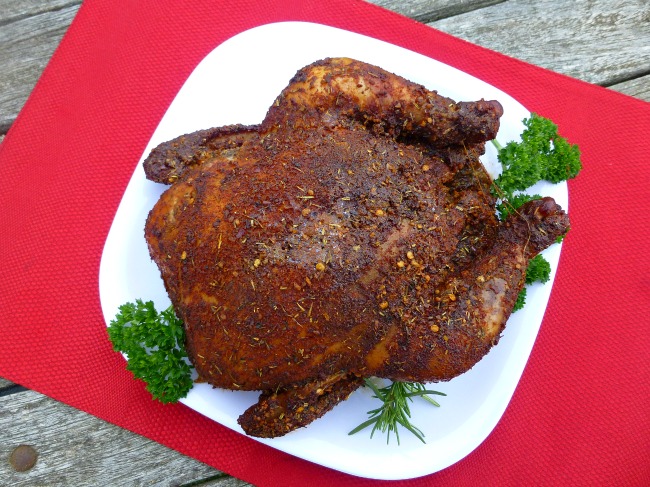 FB TA Spicy smoked chicken whole