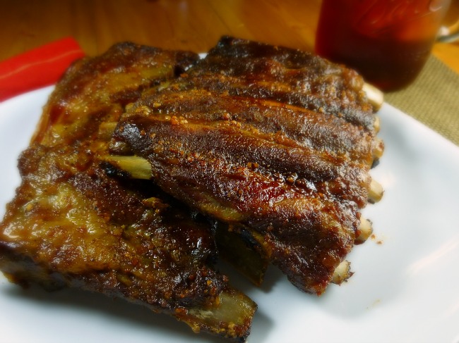 FB Taste Ark Kickin' Pork Spare Ribs closeup