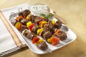 Classic Beef Sweet Pepper Mushroom Kabobs - 4653